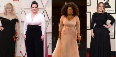 apple body shape celebrities