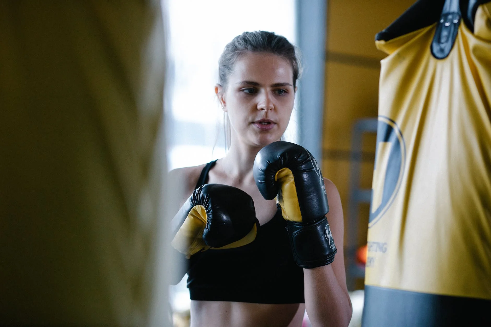 women boxing gloves